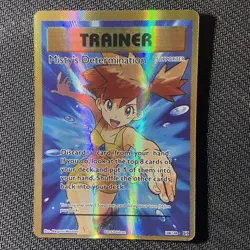 Pokemon TCG Evolutions Misty's Determination 108/108 Full Art Holo - Image 1