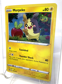 Pokemon TCG Morpeko SWSH Black Star Promo SWSH031 Holo Near Mint Free Ship! - Image 1