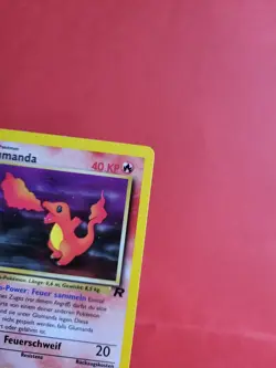 Pokemon Karten Sammlung Starter Glumanda 1. Edition Rocket - Excellent+ - Image 3