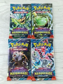 Pokemon 'Twilight Masquerade' Sealed Booster Packs - Full Art Set - *SEALED* - Image 1