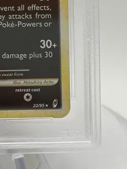 2011 POKEMON CALL OF LEGENDS #22 UMBREON-HOLO PSA 9 - Image 4