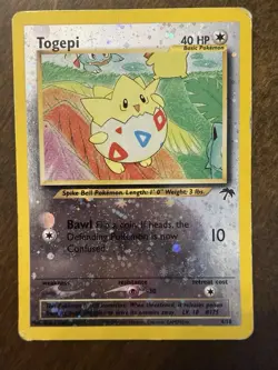 Pokemon Togepi Reverse Holo LP Southern Islands 4/18 - Image 1
