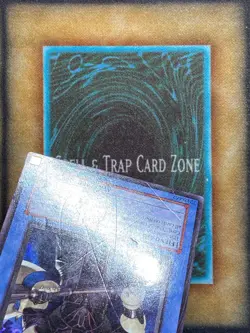 Yugioh Demise, King of Armageddon SOI-EN035 Super Rare 1st Ed DAMAGED - Image 2