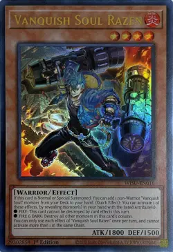 Yugioh Vanquish Soul Razen WISU-EN016 Ultra Rare 1st Edition Near Mint NM - Image 3