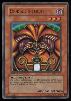 Exodia The Forbidden Exodia L’interdit 1st edition LDD-C124 Yu-Gi-Oh French HP - Image 1