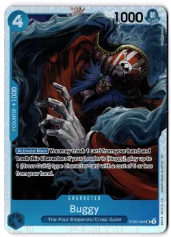 Buggy ST25-004 Super Rare Starter Deck 25 One Piece Mint NM - Image 1