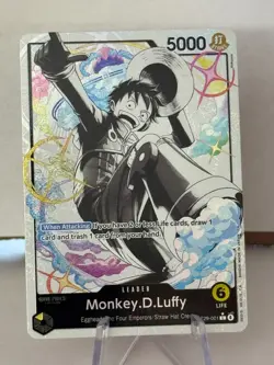 ONE PIECE TCG STARTER ST29-001 MONKEY D LUFFY LEADER ALT ART - ENGLISH - Image 2