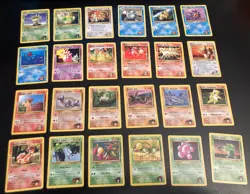 Big Lot of *57* Pokemon Gym Heroes Cards, Common/Uncommon (NM, NM-, NM-/LP) - Image 1