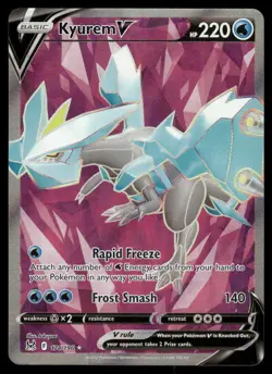Pokemon Cards Kyurem V 174/196 Lost Origin Rare Ultra NM - Image 1