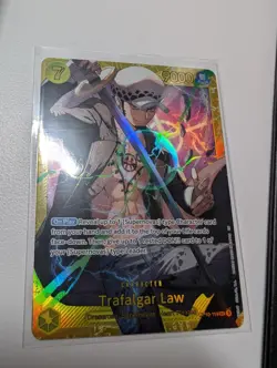 One Piece Card Game Trafalgar Law (Reprint) OP10-119 Secret Rare NM English - Image 1