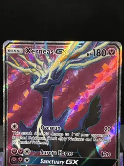 Pokemon Card Xerneas GX 126/131 Full Art Ultra Rare Forbidden Light Played - Image 2