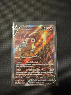 Entei V GG36/GG70 Crown Zenith Galarian Gallery Pokemon Card - Great Condition - Image 1