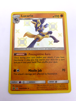 Pokemon Card - Lucario SV22/SV94 S&M Hidden Fates *NM* Shiny Rare - Image 1