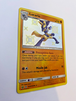 Pokemon Card - Lucario SV22/SV94 S&M Hidden Fates *NM* Shiny Rare - Image 4
