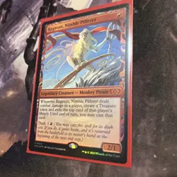 Magic the Gathering Ragavan, Nimble Pilferer Foil Card March of the Machine - Image 1