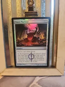 MTG 1x FOIL Omen Machine New Phyrexia Modern Magic the Gathering Card x1 NM - Image 1