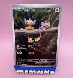 Aipom - 211/182 SV04: Paradox Rift Pokemon Holo Card NM/M - Image 1
