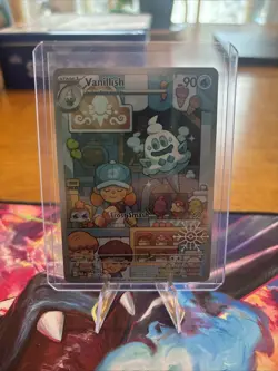 Pokemon TCG Vanillish Paradox Rift 190/182 Full Art Illustration Rare Card - Image 1