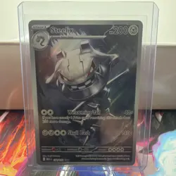 Pokemon Mega Evolution Steelix Full Art Card Illustration Rare 150/132 - Image 1