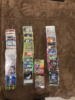 75 Card Lot Of GUNDAM,UNION ARENA KAIJU NO 8 And DIGIMON ! See Description - Image 1