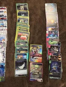 75 Card Lot Of GUNDAM,UNION ARENA KAIJU NO 8 And DIGIMON ! See Description - Image 3