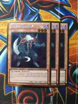 3x PGLD-EN063 Necro Gardna Gold Rare 1st Edition Mint YuGiOh Card - Image 1