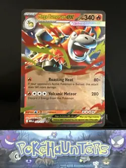 Pokemon Card Mega Camerupt EX 022/132 Double Rare Mega Evolution Base Set NM - Image 1
