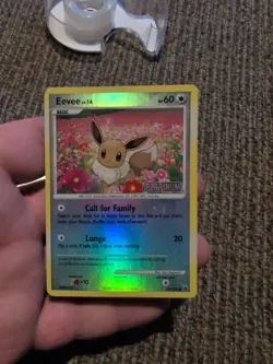 Pokemon Eevee TCG Stamped Reverse Holo 62/100 Platinum Promo Card - Image 1
