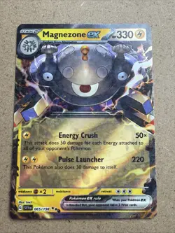Pokemon TCG Magnezone EX Scarlet Violet Base Set Holo Card 065/198 - Image 1