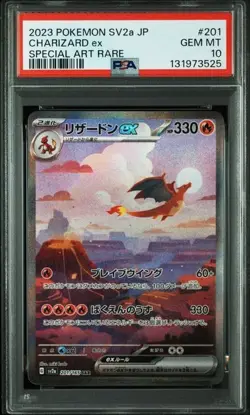 PSA 10 Charizard ex SAR Set sv2a 201/165 sv4a 349/190 sv3 134/108 Pokemon Card - Image 3