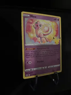 Pokemon TCG Mew Celebrations Holo Rare Card 011/025 - Image 2
