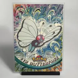 Butterfree #12 - 2000 Topps Chrome Pokemon TV Card LP - Image 1