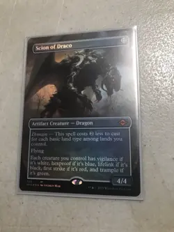MTG English Scion of Draco (Borderless) NM Foil Modern Horizons 2 - Image 1