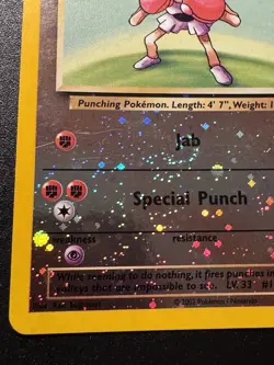 Hitmonchan WoTC Best of Game Promo 2 Pokemon Card Reverse Holo Swirls Near Mint - Image 5