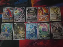 Pokemon Massive 10 Card AR Lot! Bruxish, Houndoom, Mantyke, Infernape, Musharna+ - Image 1