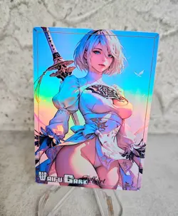 Nier Automata Trading Card Waifu Goddess Story Anime Girl Holo Card Manga Full- - Image 1