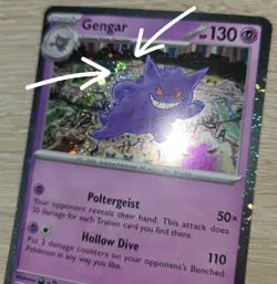 WHOLE FULL SWIRL 🌀💫 Gengar 094/165 151 Club Cosmos Holo Promo Pokemon Card - Image 1