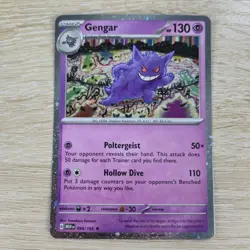 WHOLE FULL SWIRL 🌀💫 Gengar 094/165 151 Club Cosmos Holo Promo Pokemon Card - Image 2