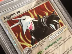 2006 Aggron Ex Crystal Guardians 89/100 Ultra Rare PSA 7 NM Graded Pokemon Card - Image 4