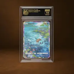 Squirtle Mana Grade 10 PSA Stackable Pokemon Pocket Trading Card - Image 1