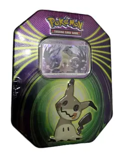 Pokemon TCG Mighty Mysterious Tin [ Mimikyu Card Pack ] NEW Sealed 3 Packs 2021 - Image 1