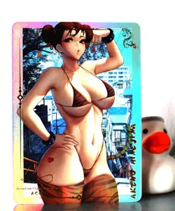 ACG Hentai sexy Card - Chun Li - Street Fighter sexy waifu (Oo) - Image 4