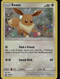 Eevee - (Cosmos Holo) Promo SM Promos SM184 Colorless Holo Pokemon Card - Image 1