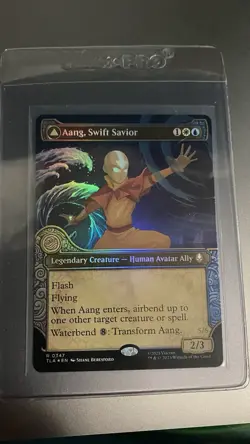 Aang, Swift Savior (Showcase) Avatar: The Last Airbender Foil - Image 3