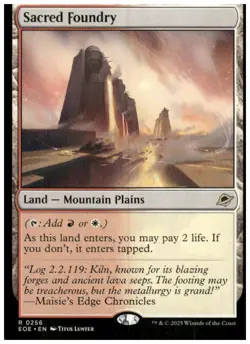 Edge of Eternities #256 Sacred Foundry - Image 1