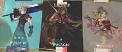 MAGIC THE GATHERING FINAL FANTASY COMPLETE SET (5) FOIL PROMO POSTERS MTG NEW - Image 3