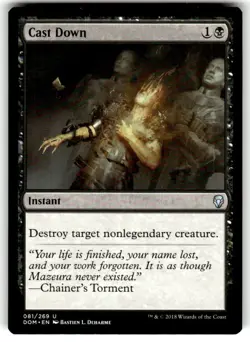 Magic: The Gathering Instant MTG Cast Down Uncommon Regular - Image 1