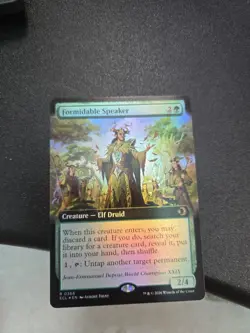 Formidable Speaker (Extended Art) Lorwyn Eclipsed Foil - Image 1