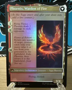 Joshua Phoenix’s Dominant Phoenix Warden of Fire FIN 229 Rare MTG - Image 2