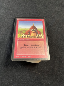 Magic the Gathering Burrowing Beta NM - Image 4